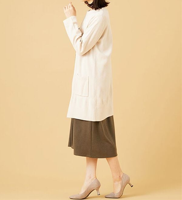 BELLUNA（ベルーナ）の「嬉しい機能付！ミラノリブカーディガン（ニットカーディガン）」｜詳細画像