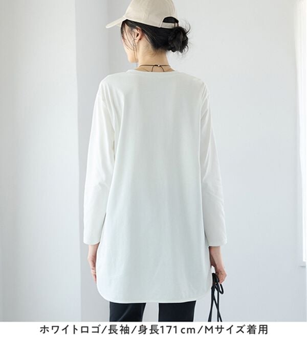 Viola e Viola（ヴィオラ エ ヴィオラ）の「ひんやり＆さらり綿混チュニックＴシャツ（チュニック）」｜詳細画像