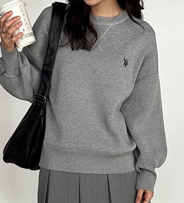 RANAN（ラナン）の「＜U.S.POLO ASSN.＞刺繍スウェットライクニット（ニット・セーター）」｜詳細画像