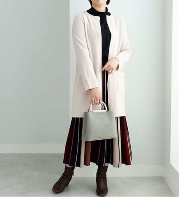 BELLUNA（ベルーナ）の「嬉しい機能付！ミラノリブカーディガン（ニットカーディガン）」｜詳細画像