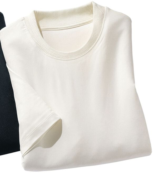 「大人のすっきり冷感Ｔシャツ（メンズＴシャツ）」｜ホワイト(Tシャツ)