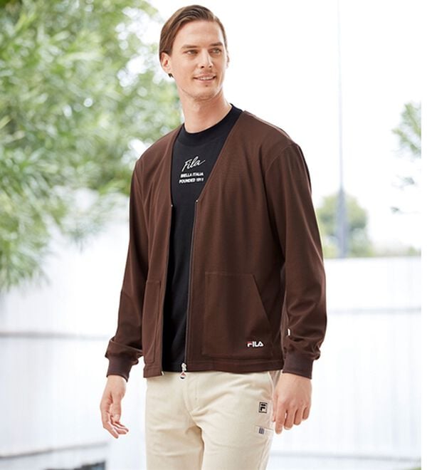 「＜フィラ＞ミラノリブカーデ＆Ｔシャツ（メンズＴシャツ）」｜詳細画像