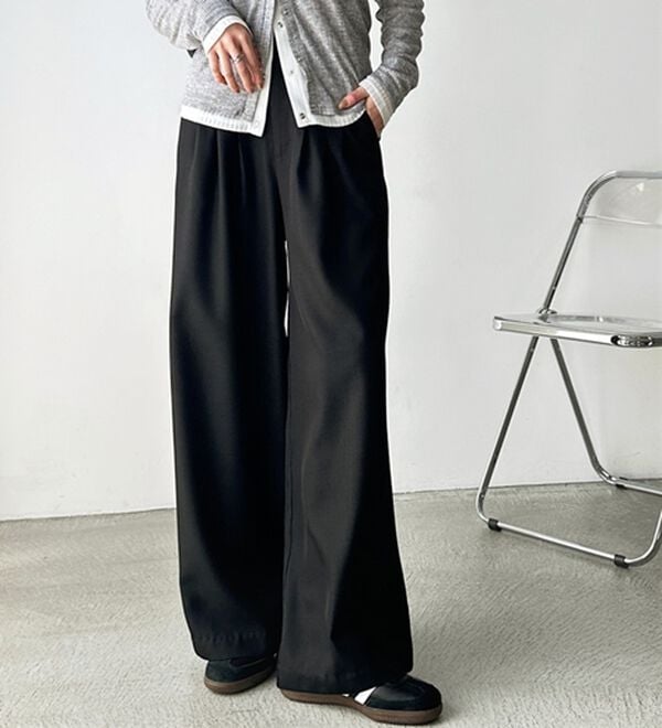 GeeRA（ジーラ）の「３タックワイドパンツ（フルレングスパンツ）」｜詳細画像