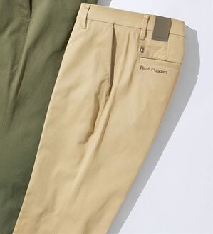 「＜ハッシュパピー＞らくらくデザインチノパンツ（メンズチノパンツ）」｜ベージュ