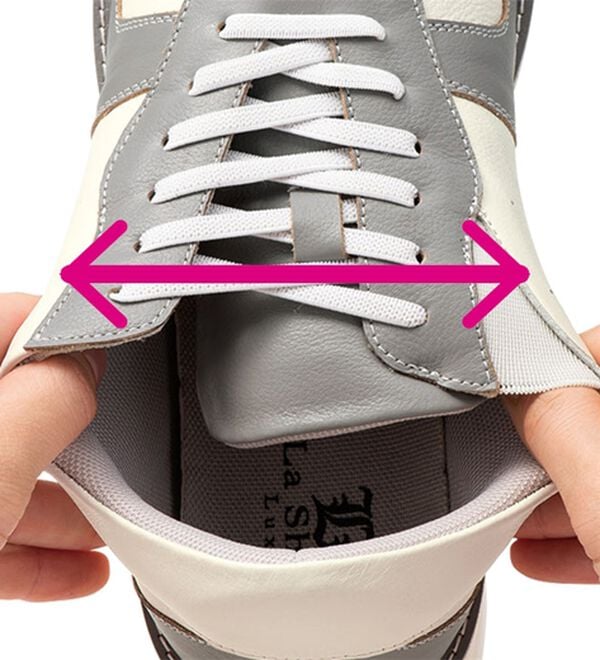 ルフラン（ルフラン）の「＜ラシーナリュクス＞サッと履ける４Ｅレザースニーカー（スニーカー）」｜詳細画像