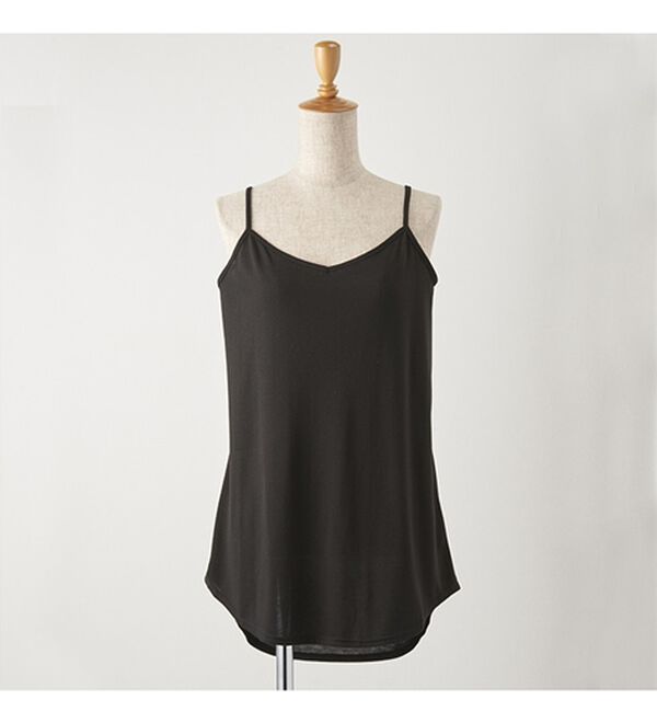 YU'NOW（ユナウ）の「レーヨンブレンド　レイヤードキャミソール（肌着・インナーウェア）」｜詳細画像