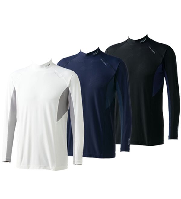 「【３色組】＜クロコダイル＞氷撃冷感（Ｒ）クーラーテックコンプレッション（メンズ肌着・インナーウェア）」｜3色組
