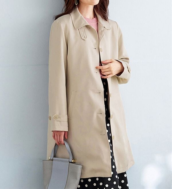 BELLUNA（ベルーナ）の「花粉対策！ライナー付ステンカラーコート（ロングコート）」｜詳細画像