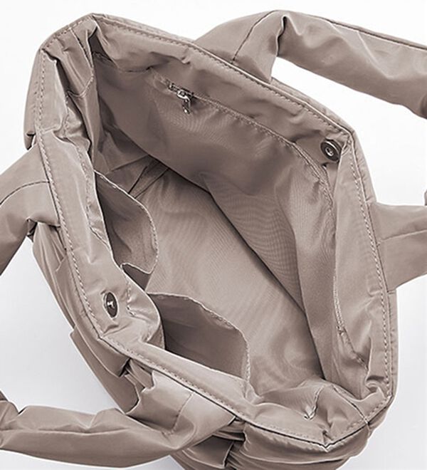 BELLUNA（ベルーナ）の「編み込みダブルフェイス手提げ（ハンドバッグ）」｜詳細画像