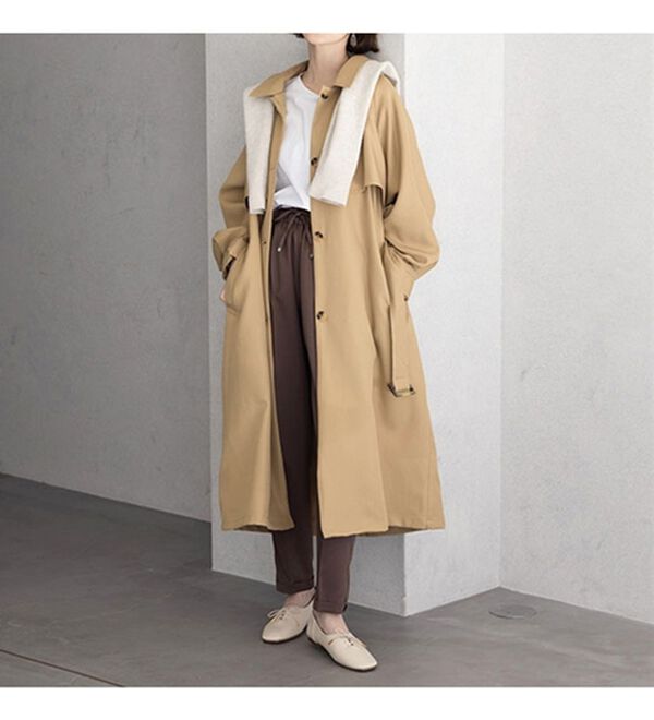 2WAYカラーボリュームスリーブコート - ベルーナ【公式】