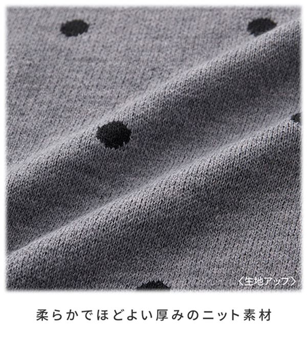 GeeRA（ジーラ）の「ドット柄カーディガン（ニットカーディガン）」｜詳細画像