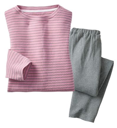 LAVIENNE（ラヴィエンヌ）の「【とろける肌心地】綿１００％あったかスムースパジャマ（パジャマ・ルームウェア）」