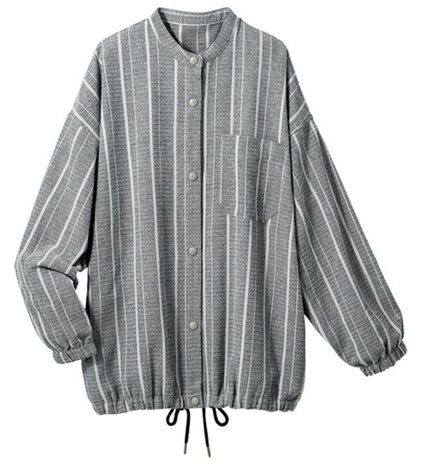 ルフラン（ルフラン）の「ゆるシルエットブルゾン（ブルゾン）」｜ストライプ柄