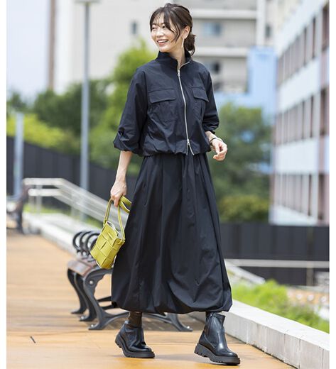 R10　ENFOLD ブラック ロングバルーンスカート R10 ENFOLD enfold バルーンスカート ブラック ロングバルーンスカート