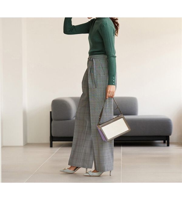 RANAN（ラナン）の「袖ボタンハイゲージニット＜4つの機能付＞（ニット・セーター）」｜詳細画像