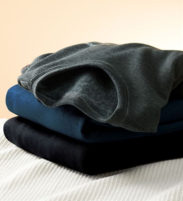 「＜グンゼ　ＧＴホーキンス＞ホットマジック（Ｒ）極厚インナー上下組（メンズ肌着・インナーウェア）」｜詳細画像