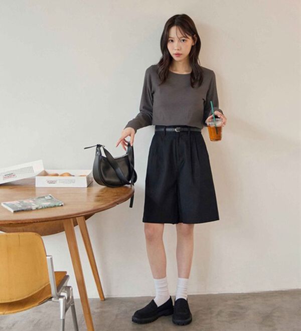 CHAN ME（チャンミ）の「ラウンドネックＴシャツ（Tシャツ）」｜詳細画像