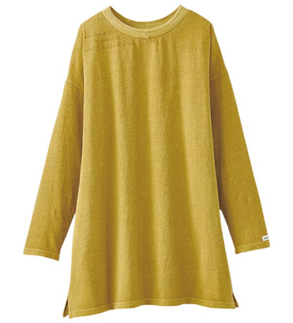 BELLUNA（ベルーナ）の「ビンテージ風コットン１００％ゆったりチュニック（チュニック）」｜詳細画像