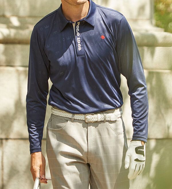 「＜ポロ・ビーシーエス＞好印象エンボスポロシャツ（メンズポロシャツ）」｜詳細画像