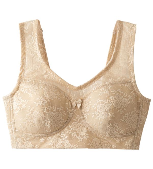 LAVIENNE（ラヴィエンヌ）の「【４色組】グラマーさんの肩らくコンフォートブラ（ノンワイヤーブラ）」｜詳細画像