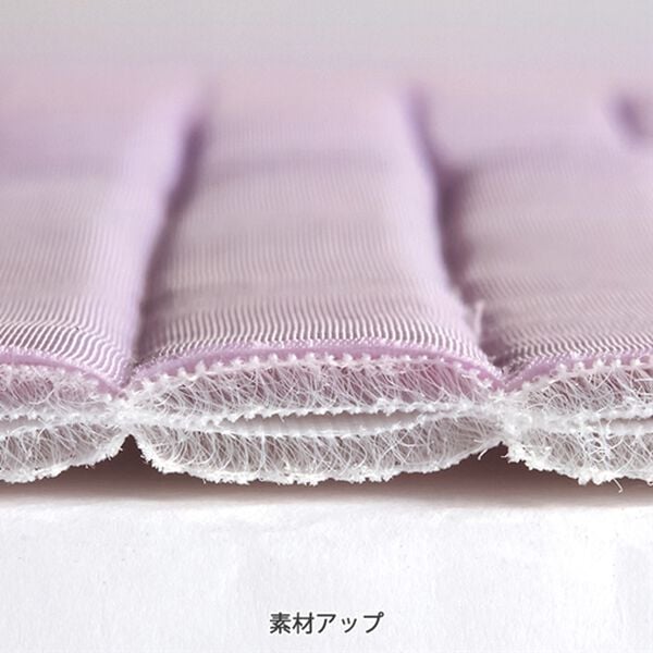 「触れた瞬間ひんやり通気性のよい強冷感軽寝具（敷パッド）」｜詳細画像