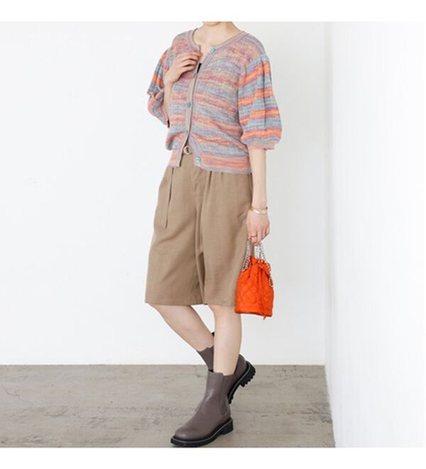 GeeRA（ジーラ）の「前後２ＷＡＹグラデーションニットカーデ（ニットカーディガン）」｜詳細画像