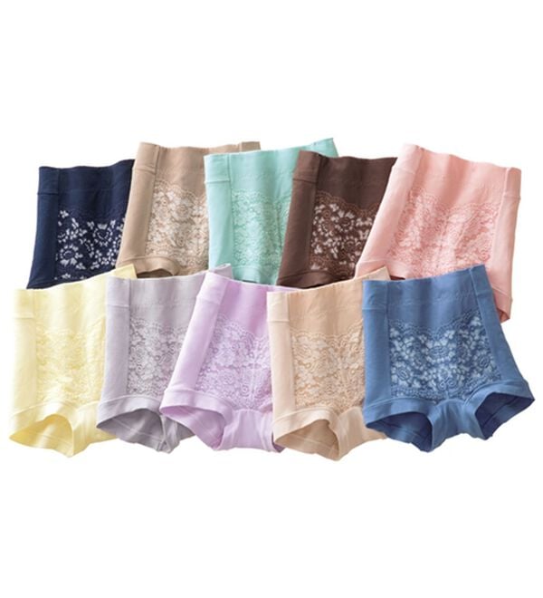 LAVIENNE（ラヴィエンヌ）の「【１０色組】お腹もち上げショーツガードル（ショーツ）」｜10色組