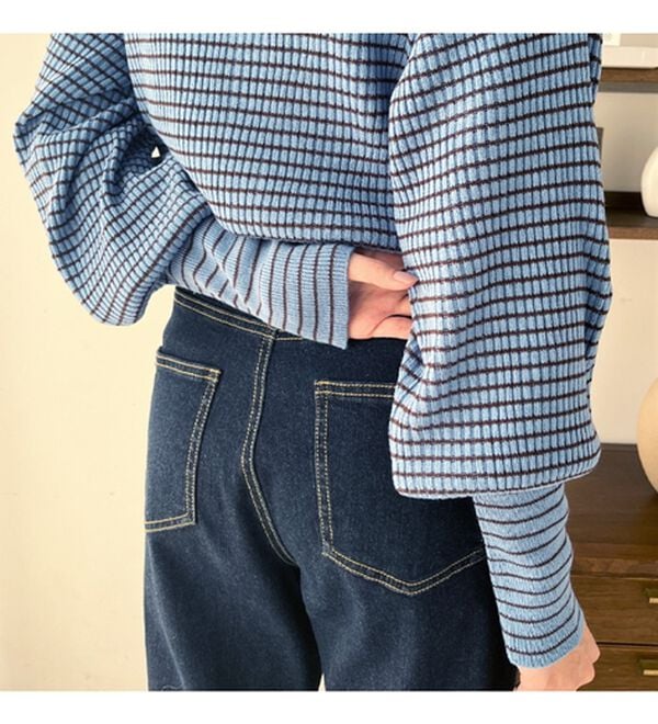 GeeRA（ジーラ）の「ボリュームスリーブハイネックニット（ニット・セーター）」｜詳細画像