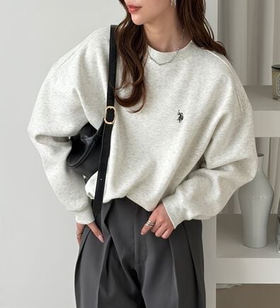 GeeRA（ジーラ）の「【U.S. POLO ASSN.】表ピーチ裏起毛スウェット（トレーナー・スウェット）」