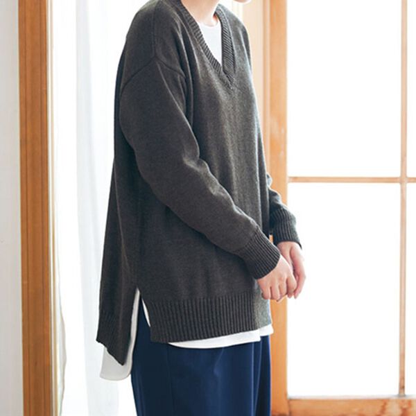 BELLUNA（ベルーナ）の「ニット&times;Ｔシャツアンサンブル（アンサンブル）」｜詳細画像