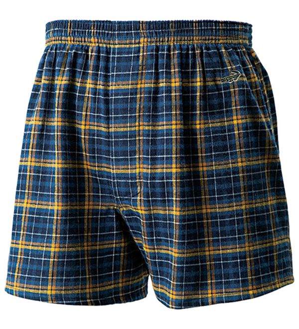 「【３枚組】＜クロコダイル＞フランネル生地の暖かトランクス（メンズトランクス）」｜詳細画像