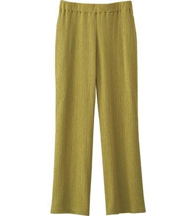 BELLUNA（ベルーナ）の「ゆったり快適！楊柳素材イージーパンツ（ワイドパンツ・ガウチョ）」