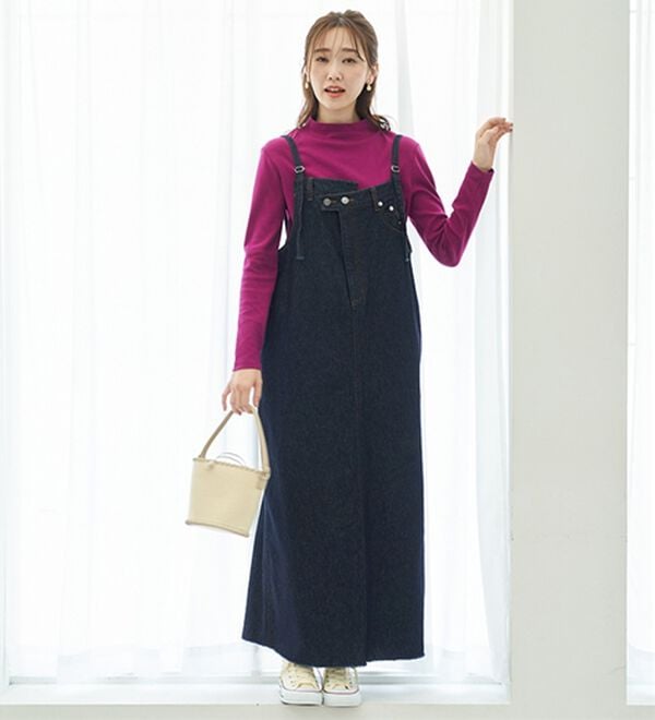 BELLUNA（ベルーナ）の「【選べる衿】肌に優しい綿１００％暖か発熱素材プルオーバー＜ベルホット　コットン＞（カットソー）」｜詳細画像