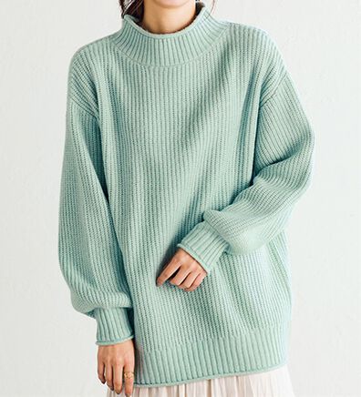 BELLUNA（ベルーナ）の「エコ素材メランジニットプルオーバー（ニット・セーター）」