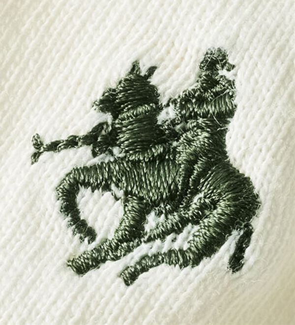 ルフラン（ルフラン）の「【ＰＯＬＯ　ＢＣＳ】刺しゅうプリント綿１００％Ｔシャツ（カットソー）」｜詳細画像