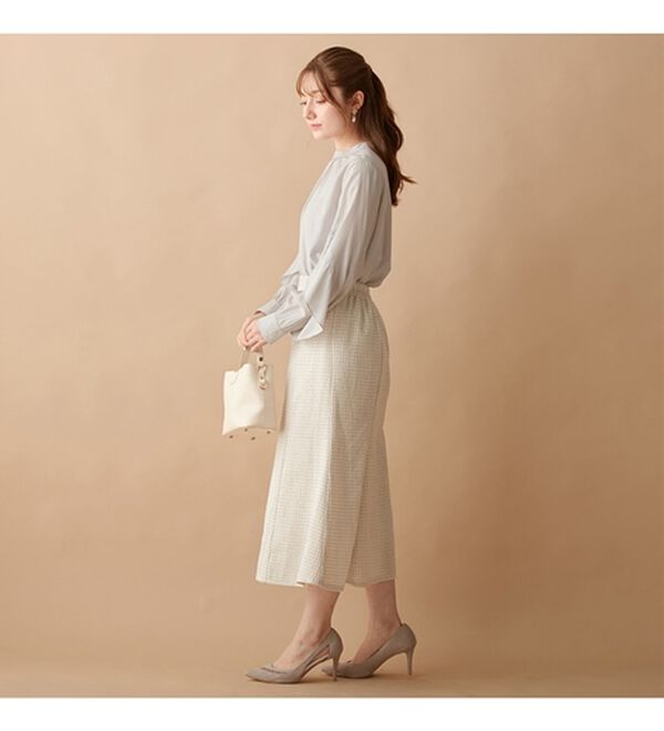 alotta（アロッタ）の「フリル袖プチハイネックブラウス（ブラウス）」｜詳細画像