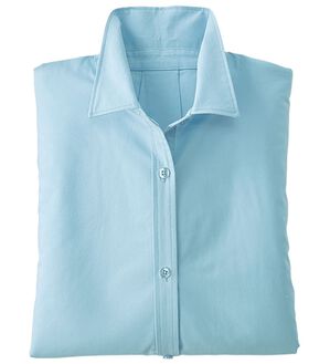 BELLUNA（ベルーナ）の「＜ＳＯＬＯＴＥＸ（Ｒ）＞ストレッチビッグシャツ（シャツ）」｜ライトブルー