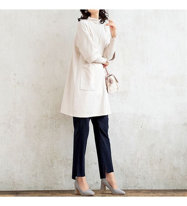 ルフラン（ルフラン）の「【３本組】足長裾スリットパンツ（フルレングスパンツ）」｜詳細画像