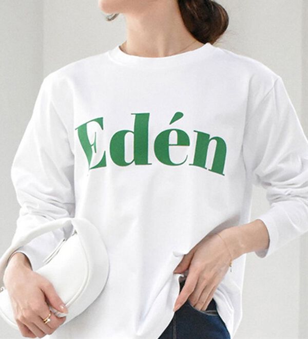 RANAN（ラナン）の「フロッキープリントロゴＴシャツ（Tシャツ）」｜詳細画像