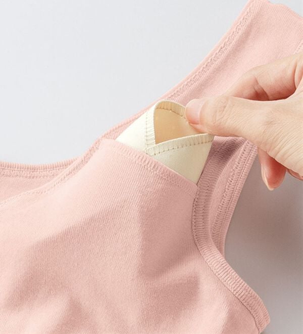 LAVIENNE（ラヴィエンヌ）の「綿１００％お肌に優しいオーガニックコットン前開きブラ（ブラジャー）」｜詳細画像