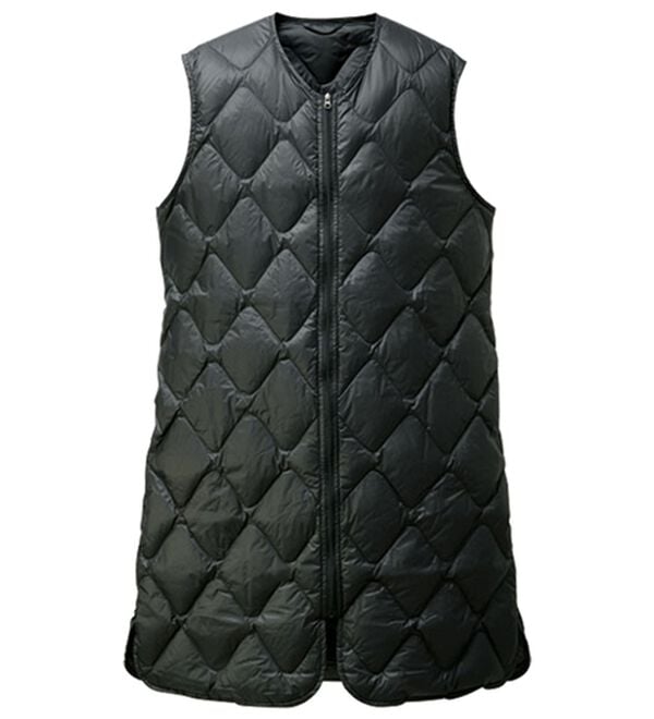 BELLUNA（ベルーナ）の「洗える！軽量ダウンロングベスト（ポーチ付）（ベスト）」｜詳細画像