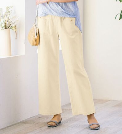 ルフラン（ルフラン）の「＜ｆｕ－ｕ＞綿１００％　裏さらっとズボン（フルレングスパンツ）」