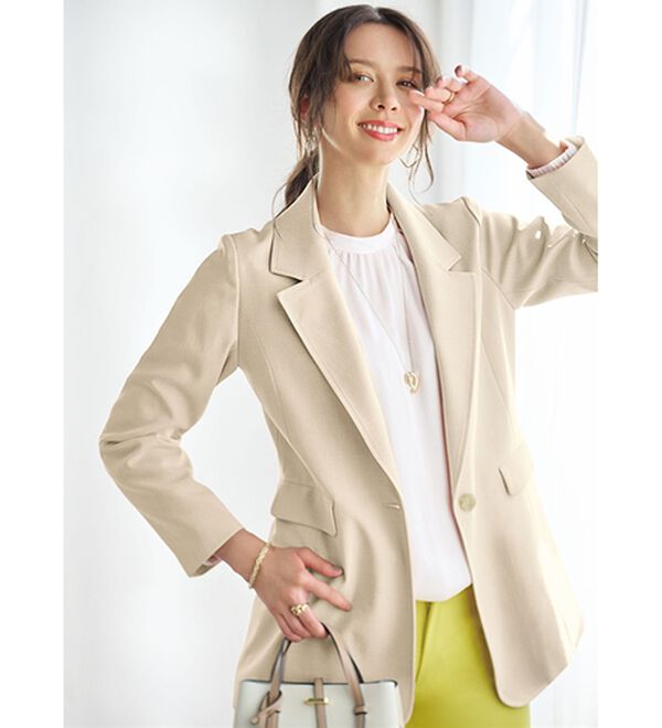 BELLUNA（ベルーナ）の「大人の艶感ヴィンテージサテン素材ブラウス（ブラウス）」｜詳細画像