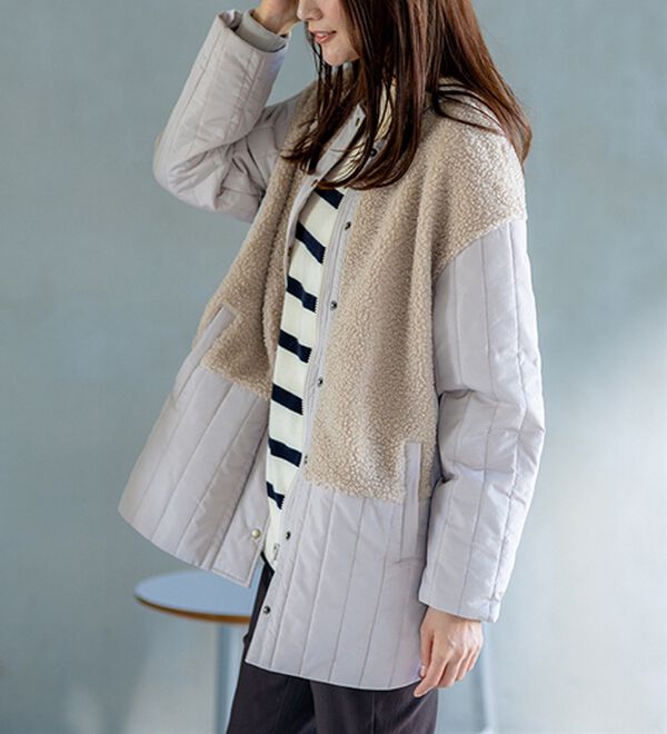 BELLUNA（ベルーナ）の「【新色追加】もちもち素材ハイネックニットプルオーバー（ニット・セーター）」｜詳細画像