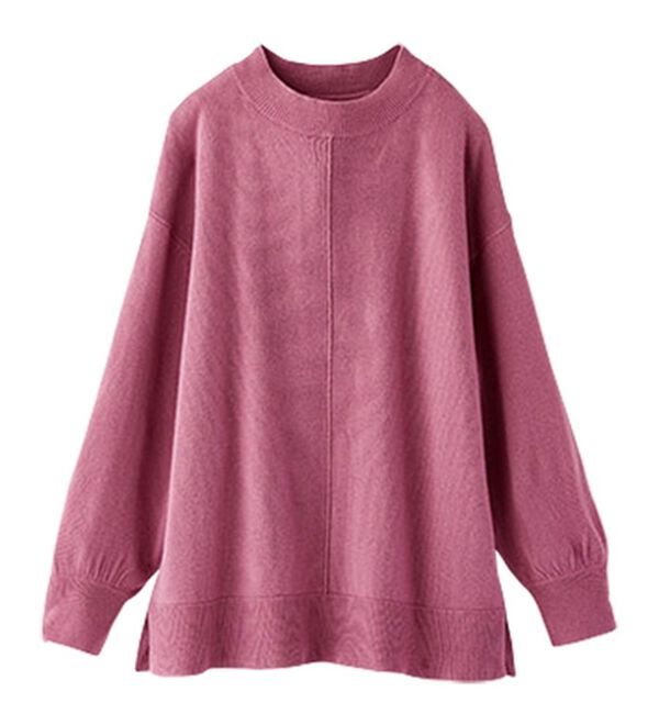 BELLUNA（ベルーナ）の「ふんわり袖カシミヤタッチプルオーバー（ニット・セーター）」｜詳細画像