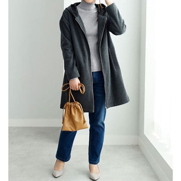 BELLUNA（ベルーナ）の「裏ファー素材ロング丈パーカー（パーカー）」｜詳細画像