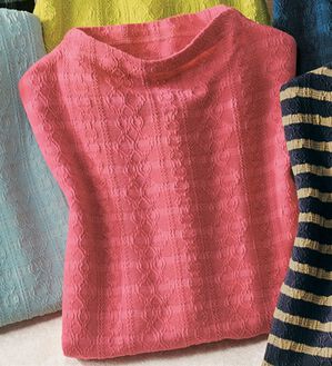 ルフラン（ルフラン）の「ジャカード柄プルオーバー（カットソー）」｜コーラル