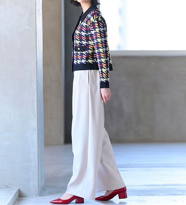 RANAN（ラナン）の「ポロ衿ニットカーディガン（ニットカーディガン）」｜詳細画像