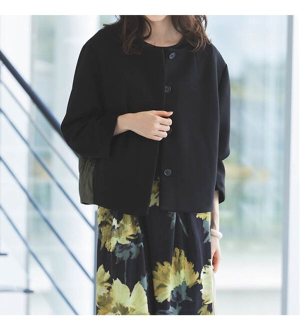 RANAN（ラナン）の「異素材使いブルゾン（ブルゾン）」｜詳細画像