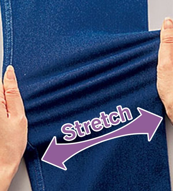 BELLUNA（ベルーナ）の「伸びる！ひんやりニットデニムパンツ（フルレングスパンツ）」｜詳細画像